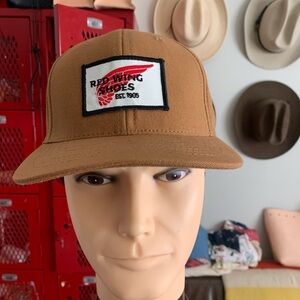 Red wing canvas hat tan